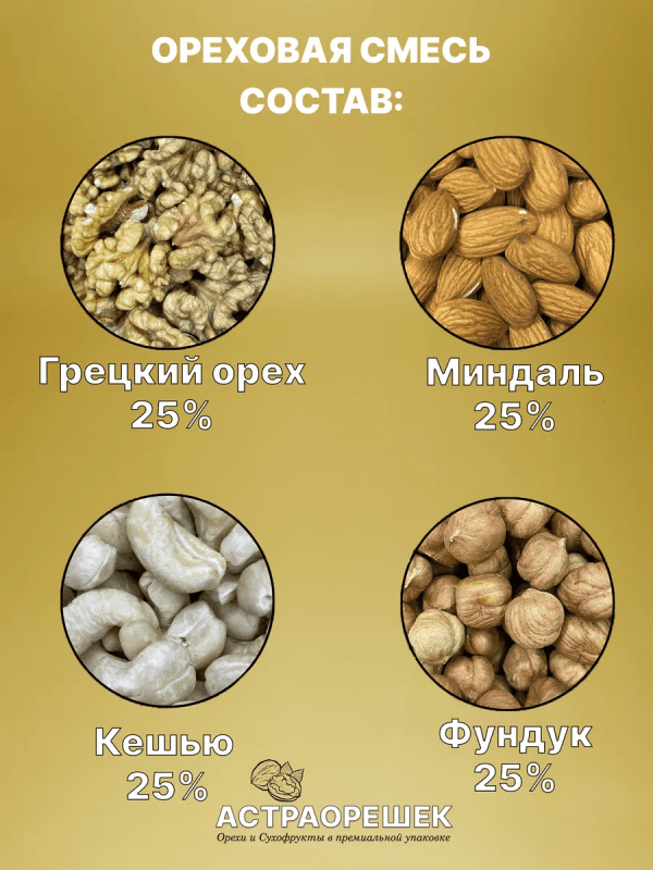 Ореховое ассорти 400гр — изображение 2
